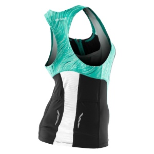 Orca Core Singlet Top triatlon negru-turcoaz - Img 2