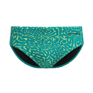 Orca - costum inot pentru barbati tip slip - galben diploria - Img 1