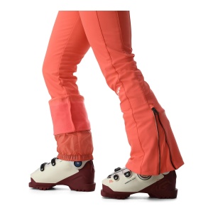 Pantaloni Schi Femei Spyder Strutt Bib Softshell Coral Haze - Img 5