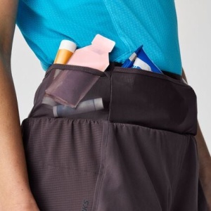 Pantaloni scurți alergare Brooks High Point 3" 2-in-1 Short 2.0 damă - mov - Img 5
