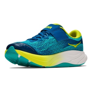 Pantofi Alergare Copii Hoka Rincon 4 Little Electric Aqua / Neon Hoka Citrus - Img 3