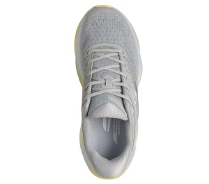 Pantofi alergare Skechers Hands Free Slip-Ins Aero Burst damă - gri deschis albastru - Img 4