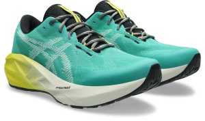 Pantofi alergare trail ASICS Novablast 5 TR bărbați - Aurora Green | Light Dust