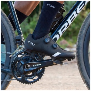 Pantofi ciclism MTB XC Northwave Striker Wide - negru/gri | calapod larg - Img 5