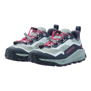Pantofi Drumetie Baieti Lowa Trailux GTX Lo Jr Navy - Img 2