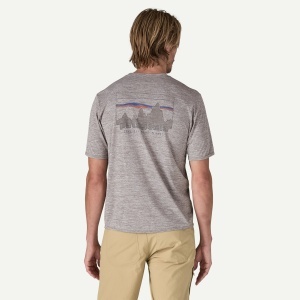 Patagonia - tricou - M Capilene Cool Daily Graphic - Gri - Img 3