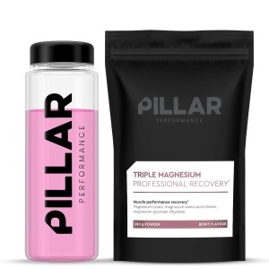 Pillar Performance - supliment alimentar magneziu Triple magnesium powder (New formula), aroma fructe de padure - borcan 200g - Img 5