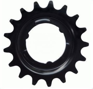 Pinion KMC pentru Shimano Cr-Mo Negru 19T 1/8