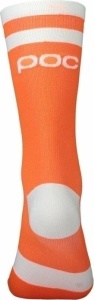 POC - sosete ciclism - Lure MTB - Zink Orange I Hydrogen White - Img 2