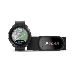 Polar - ceas sport inteligent - Grit X2 Pro - black I black - pachet cu H10