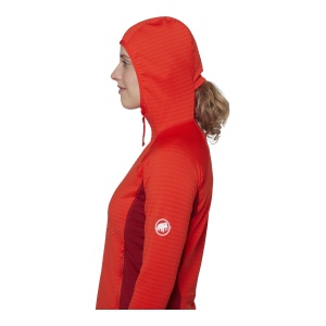 Polar Femei Mammut Taiss ML Hooded Mammut Red-Dark Mammut Red - Img 5