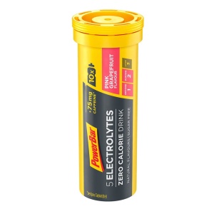 Powerbar - pastile efervescente hidratare si mineralizare 5 Electrolytes, aroma grapfruit roz - cutie 10x 4.2g