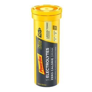 Powerbar - pastile efervescente hidratare si mineralizare 5 Electrolytes, aroma lamaie tonica - cutie 10x 4.2g
