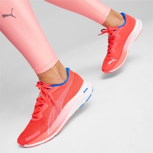 Puma - pantofi alergare pentru femei Velocity Nitro 2 - portocaliu Orhidee alb albastru Ultra - Img 7