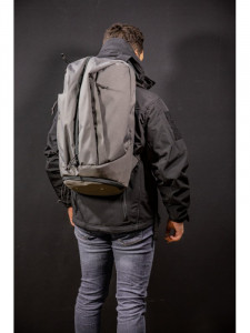 Rucsac/geanta 2 in 1 Urban Delta Tactics, impermeabil, extensibil, compartiment laptop/documente, 50x32x21 cm, 50 litri - Img 4