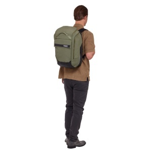 Rucsac urban hibrid pentru bicicleta, cu compartiment laptop, Thule, Paramount, 26L, Green - Img 6