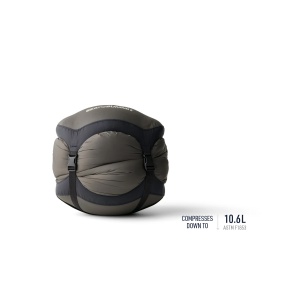 SAC DE DORMIT SPARK -18C DOWN SLEEPING BAG LONG BELUGA BLACK - Img 5