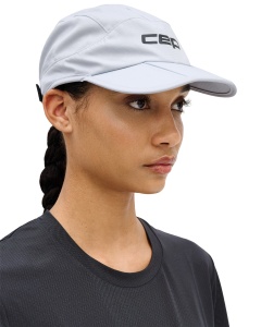 Șapcă pliabilă alergare CEP Run | protecție UV și ventilație - light grey - Img 5