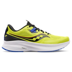 Saucony Guide 15 - pantofi alergare pentru barbati - galben acid-albastru raz - Img 1