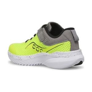 Saucony - pantofi alergare pentru copii - Kinvara 14 A/C - citron | grey - Img 3