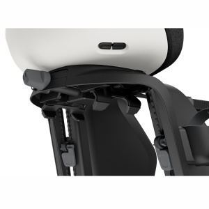 Scaun pentru copii, cu montare pe bicicleta in spate - Thule Yepp Nexxt 2 Maxi Rack mounted, Snow White - Img 4