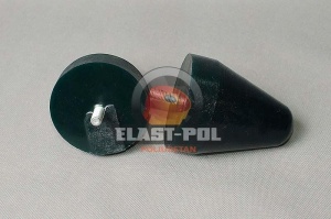 Set limitatoare cursa fata Nissan Patrol Y60/61 Poliuretan 120mm 65 ShA Elast-Pol - Img 2