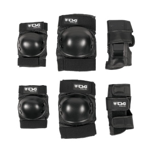 Set protectii TSG Jr Skate - Black - Img 2