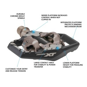 Shimano - pedale MTB clipless - Deore XT PD-M8120 - Img 2