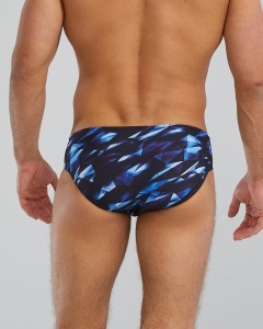 Slip înot bărbați TYR Triadic Durafast Elite Brief - albastru | rezistent clor 300h+ - Img 2