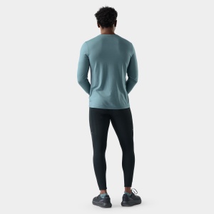 Smartwool - bluza - Wander Valley Active Long Sleeve Graphic Tee - Dusty Teal - L - Img 2