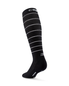 Șosete compresie alergare CEP Pro Run Reflective 2.0 - negru | vizibilitate - Img 2
