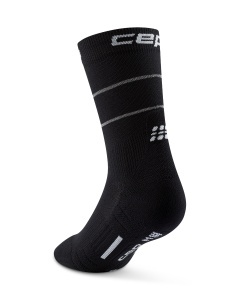 Șosete compresie mid cut CEP Pro Run Reflective 2.0 - negru | pentru alergare - Img 2