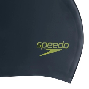 Speedo - casca inot silicon par lung - copii - Negru I Verde - Img 3