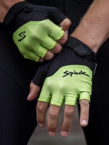 Spiuk - Manusi ciclism degete scurte TOP TEN - negru verde lime - Img 2