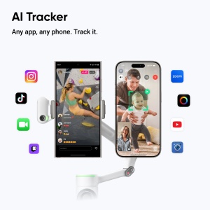 Stabilizator smartphone Insta360 Flow 2 Pro AI Tracker Bundle - Stone Gray - Img 3
