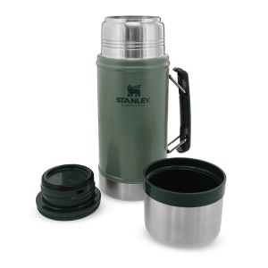 Stanley - termos pentru mancare cu maner The Legendary Classic Food Jar - verde Hammertone - 940 ml - Img 6