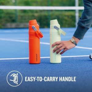 Stanley -termos tip sticla Aerolight Iceflow Fast Flow Lid bottle - verde deschis citrice - 591 ml - Img 7