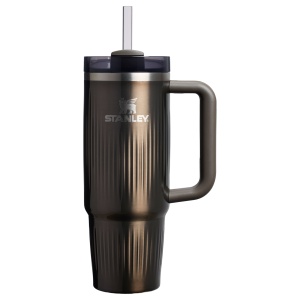 Stanley - termos tip sticla cu pai - Fluted Tumbler - Premium Gun Metal - 1.2 ml - Img 2