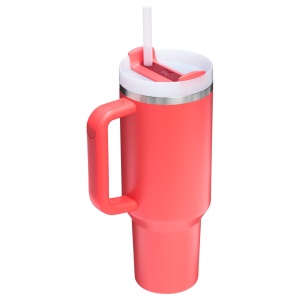 Stanley - termos tip sticla cu pai - Quencher H2.0 FlowState - Coral - 1.18L - Img 2