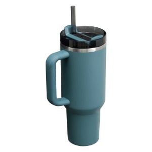 Stanley - termos tip sticla cu pai - Quencher H2.0 Tumbler - Albastru Spruce - 1.18L - Img 2