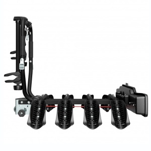 Suport 4 biciclete Peruzzo Siena 668/4N cu prindere pe carligul de remorcare, Negru - Img 4