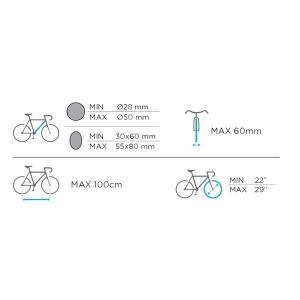 Suport bicicleta Menabo Asso cu prindere pe bare transversale - Img 4