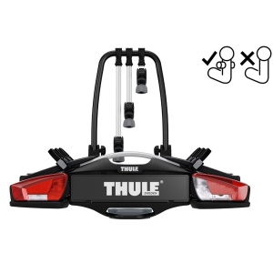 Suport pentru 3 biciclete, Thule VeloCompact F cu prindere pe carligul de remorcare de tip FIX4BIKE - Img 3