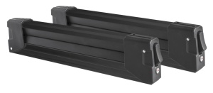 Suport schi snowboard Menabo Yelo 4 Black pe bare transversale, 4 perechi ski / 2 snowboard