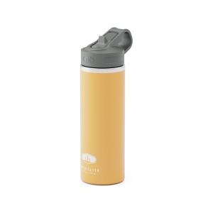 Termos GSI 710 Microlite Bottle Straw Top Yellow 710ML