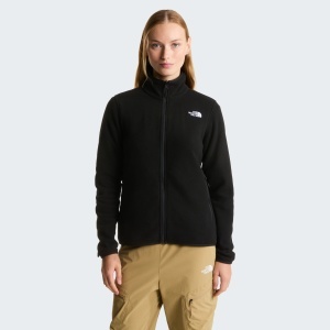 The North Face - polar femei - Glacier Fleece Jacket - Black - XS - Img 2