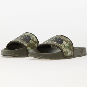The North Face - slapi Base Camp Slides III M - verde Military Olive StippLED Camo Print | TNF Black - Img 4