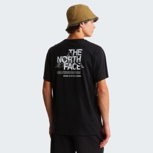 The North Face - tricou - Mountain Sketch Regular Graphic Tee - Black - L - Img 3