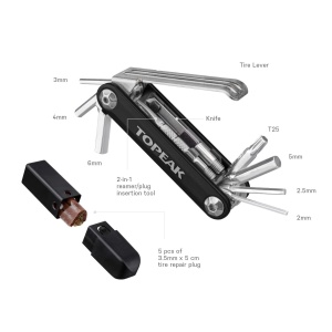Topeak - cheie multifunctionala bicicleta Ninja Master multitool + ToolBox T11 - Img 9