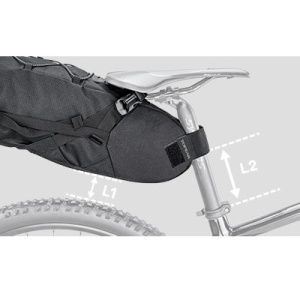 Topeak - geanta tija sa bicicleta Backloader 10 litri - negru - Img 4